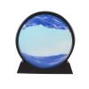 Daoyuan Moving Sand Art Picture,Quicksand Painting Living Room Decoration,3D Natural Landscape Flowing Sand Picture/Photo Hourglass,Round Frame/Office Decorations view 1