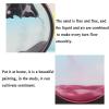 Daoyuan Moving Sand Art Picture,Quicksand Painting Living Room Decoration,3D Natural Landscape Flowing Sand Picture/Photo Hourglass,Round Frame/Office Decorations view 4