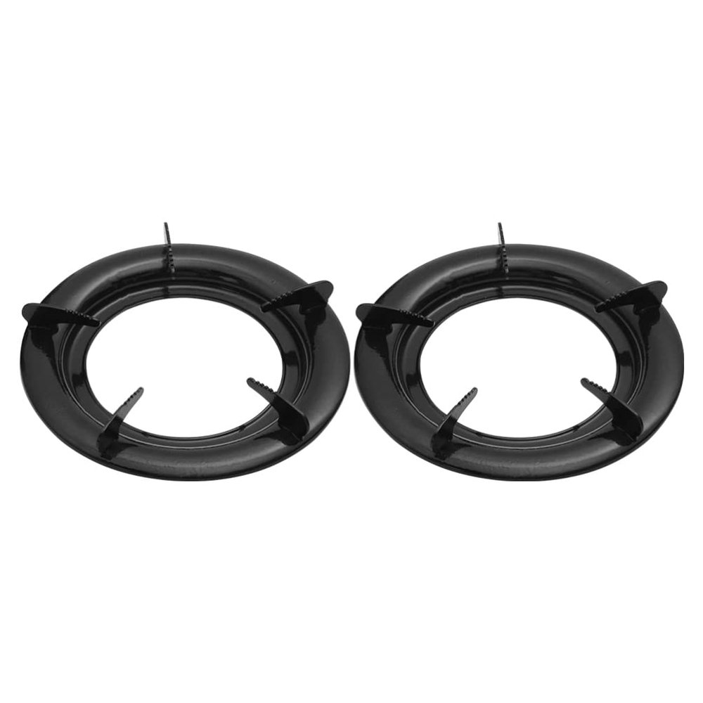 2pcs Round Gas Stove Bracket Set Kitchen Stove Racks for Efficient Cooking Easy Installation Sturdy Construction Non-Slip Support for Pots and Pans