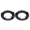 2pcs Round Gas Stove Bracket Set Kitchen Stove Racks for Efficient Cooking Easy Installation Sturdy Construction Non-Slip Support for Pots and Pans view 1