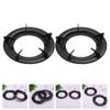 2pcs Round Gas Stove Bracket Set Kitchen Stove Racks for Efficient Cooking Easy Installation Sturdy Construction Non-Slip Support for Pots and Pans view 4