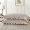 CCUNSZI Bedspread Quilt Set Full/Queen King Size-3 Piece Luxury Soft & Lightweight Bedding for All Seasons,100% Cotton Reversible Coverlet Warm Bedding Set,Beige,230x250cm view 4