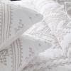 CCUNSZI 3 Piece Luxury Embroidered Bedspread Quilt Set King- All Season Quilts Comforter Lightweight Bedding Set with Pillow Shams,White,King view 3