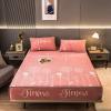 CFYCYHDZHT Bedding Deep Pocket Fitted Sheet,Queen Thick Warm Coral Velvet Bedspread, Children's Room Cartoon Printing Animal Fruit Mattress Protection Cover,Flower,150200cm+30cm view 1
