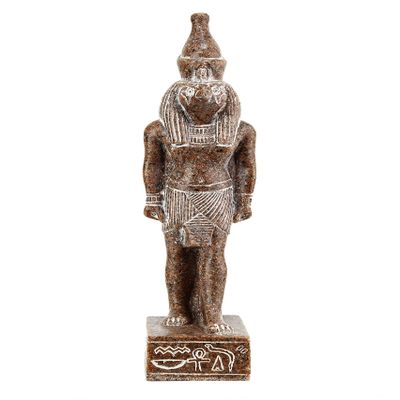 Ancient Egyptian Falcon Bird God Horus large statue granite stone made in Egypt. The nameof Horus means he who is above  and  he who is distant . Horus is depicted as a Falcon .
