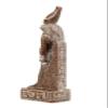 Ancient Egyptian Falcon Bird God Horus large statue granite stone made in Egypt. The nameof Horus means he who is above  and  he who is distant . Horus is depicted as a Falcon . view 4