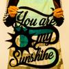 Badger Steel USA - You are My Sunshine - Metal Wall Art - 22" X 22" - Hammered Silver view 1