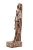Ancient Egyptian statue of goddess Isis heavy granite stone made in Egypt. Great mother Isis, the goddess of healing and magic her name mean Queen of the Throne. view 2