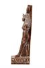 Ancient Egyptian statue of goddess Isis heavy granite stone made in Egypt. Great mother Isis, the goddess of healing and magic her name mean Queen of the Throne. view 3