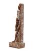 Ancient Egyptian statue of goddess Isis heavy granite stone made in Egypt. Great mother Isis, the goddess of healing and magic her name mean Queen of the Throne. view 4