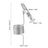 304 Stainless Steel Sampling Coil Defoamer,Beer Brewing Sampling Valve Coil Defrother Homebrew Fermenter Accessory Silver view 2