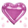 CIEOVO 32 Pieces Pink Heart Shaped Paper Plates Disposable Valentine Party Plates Dinnerware Plates for Valentine Wedding Birthday Party Supplies Decoration view 1