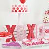 CIEOVO 32 Pieces Pink Heart Shaped Paper Plates Disposable Valentine Party Plates Dinnerware Plates for Valentine Wedding Birthday Party Supplies Decoration view 4