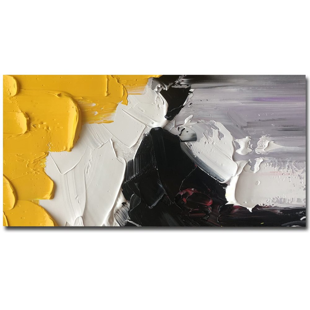100% Hand-Painted Original Oil Painting Modern Oil Painting Hand Painted Art Picture Wall Christmas Decorations Indoor Home Decor Modern Artwork Large Original Abstract Painting 60X30in Unframed