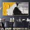 100% Hand-Painted Original Oil Painting Modern Oil Painting Hand Painted Art Picture Wall Christmas Decorations Indoor Home Decor Modern Artwork Large Original Abstract Painting 60X30in Unframed view 2