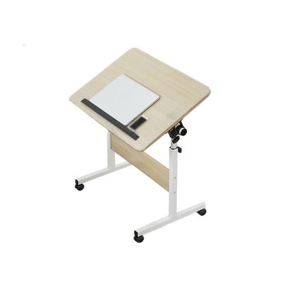 XXZY Side Table Sofa Side Table Height Adjustable,with Wheels, with Tilting Board Rectangular Laptop Stand Table,Bedroom Nightstand Perfect Decoration (Color : A)