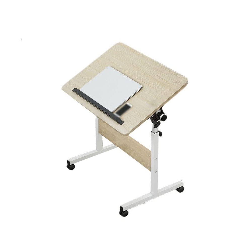 XXZY Side Table Sofa Side Table Height Adjustable,with Wheels, with Tilting Board Rectangular Laptop Stand Table,Bedroom Nightstand Perfect Decoration (Color : A)