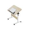 XXZY Side Table Sofa Side Table Height Adjustable,with Wheels, with Tilting Board Rectangular Laptop Stand Table,Bedroom Nightstand Perfect Decoration (Color : A) view 1