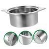 Cabilock 1pc Hot Pot Divider Japanese Stainless Steel Hot Pot Pan Divider for Fast Even Heating view 2