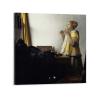 11 Masterpieces by Johannes Vermeer - Young Woman with A Pearl Necklace Edit This at Wikidata Canvas Art Poster and Wall Art Picture Print Modern Family Bedroom Decor Posters 28x28inch(70x70cm) view 1