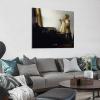 11 Masterpieces by Johannes Vermeer - Young Woman with A Pearl Necklace Edit This at Wikidata Canvas Art Poster and Wall Art Picture Print Modern Family Bedroom Decor Posters 28x28inch(70x70cm) view 2