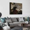 11 Masterpieces by Johannes Vermeer - Officer and Laughing Girl Canvas Art Poster and Wall Art Picture Print Modern Family Bedroom Decor Posters 28x28inch(70x70cm) view 2