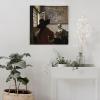 11 Masterpieces by Johannes Vermeer - Officer and Laughing Girl Canvas Art Poster and Wall Art Picture Print Modern Family Bedroom Decor Posters 28x28inch(70x70cm) view 4