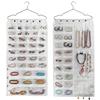 BB Brotrade Hanging Jewelry Organizer,Accessories Organizer,56 Pocket Organizer for Holding Jewelries (White-56 Pockets) view 1