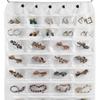 BB Brotrade Hanging Jewelry Organizer,Accessories Organizer,56 Pocket Organizer for Holding Jewelries (White-56 Pockets) view 3