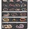 BB Brotrade Hanging Jewelry Organizer,Accessories Organizer,56 Pocket Organizer for Holding Jewelries (Black-56 Pockets) view 3