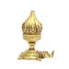 phareLamp Presents Lotus Engraved Ganesha Over Elephant Candle Brass Oil Lamp Diya | Home Decor | #A150 view 2