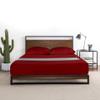 28" Extra Deep Pockets Alaskan King Sheet Set, Dreams Egyptian Giza Cotton Sheet Set 100% Certified Giza Cotton Giza Bedsheet 4-PC Soft Breathable Giza Cotton Sheets Sateen Weave - Burgundy view 2