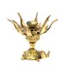 Aport Home phareLamp Presents Lotus Over Elephant Candle Brass Oil Lamp Diya #A167 view 2