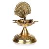 phareLamp Presents Handmade Indian Brass Panchmahal Diya Lamp Engraved 3 in 1 Adjustable Dia (Set of 2) #A069 view 3