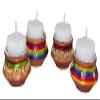 Aport Home phareLamp Presents Handmade Indian Puja Brass Oil Lamp - Diya Lamp Engraved Design Dia - 2.5 Inch (2) #A054 view 2