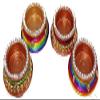Aport Home phareLamp Presents Handmade Indian Puja Brass Oil Lamp - Diya Lamp Engraved Design Dia - 2.5 Inch (2) #A054 view 3