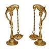 Aport Home phareLamp Presents Brass Pair of Parrot Design Bird Diya | Oil Lamp | Puja Item #A071 view 1