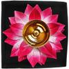 Aport Home phareLamp Presents Brass Lotus Shape Diya Lamp for Pooja (Pink, 5 Inch) #A073 view 1