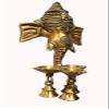 phareLamp Presents Ganesh Wall Hanging Brass Diya Oil Lamp with Bell for Pooja and Home Decor (9" Inch) #A175 view 2