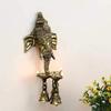 phareLamp Presents Ganesh Wall Hanging Brass Diya Oil Lamp with Bell for Pooja and Home Decor (9" Inch) #A175 view 3