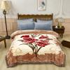 9 lbs Heavy Korean Mink Blanket,Silky Soft and Warm - Korean Style Queen Size 77" x 90", 9LB - 2 Ply Reversible Soft Warm Plush Raschel Blanket. view 1