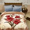 9 lbs Heavy Korean Mink Blanket,Silky Soft and Warm - Korean Style Queen Size 77" x 90", 9LB - 2 Ply Reversible Soft Warm Plush Raschel Blanket. view 2