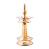 Aport Home phareLamp Presents Pure Brass Original Traditional South Fancy Kerela Samay Diya Oil Diwali Puja Lamp, Nilavilakku Golden Nilavilakku Height (6.5 Inch) #A194 view 1