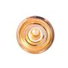 Aport Home phareLamp Presents Pure Brass Original Traditional South Fancy Kerela Samay Diya Oil Diwali Puja Lamp, Nilavilakku Golden Nilavilakku Height (6.5 Inch) #A194 view 3