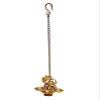 phareLamp Presents Traditional Peacock 4 in 1 Brass Hanging Diya with 16 Inch Chain | Deepak | Oil Lamp | Home Decor | Spritiual Gift #A136 view 2