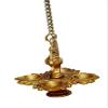 phareLamp Presents Traditional Peacock 4 in 1 Brass Hanging Diya with 16 Inch Chain | Deepak | Oil Lamp | Home Decor | Spritiual Gift #A136 view 3