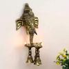 Aport Home phareLamp Presents Wall Hanging Three Diya Oil Lamp (Gold) #A065 view 3