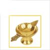 Aport Home phareLamp Presents Pure Brass Akhand Laxmi Deepak Diya Set of 1#A016 view 1