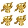 Aport Home phareLamp Presents Pure Brass Akhand Laxmi Deepak Diya Set of 1#A016 view 3