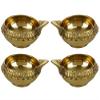 phareLamp Presents Brass Small Kuber Diya Oil Lamp for Pooja, Home Decor (5 cm Height, Pack of 4) #A111 view 1